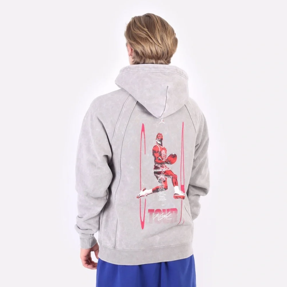 Nike Jordan Flight Tour Hoodie Men XL Heavyweight French Terry Fleece Sweatshirt